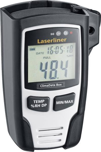 Laserliner ClimaData Box - digitálny vlhkomer vzduchu s USB rozhraniem, meraný rozsah -40 až +70 °C, 0–100 % r.h.