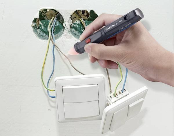 Basetech VT-01 - bezkontaktný tester napätia 50–1000 V AC