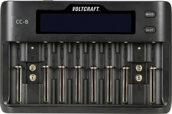 Voltcraft CC-8 - Nabíjačka akumulátorov 10 slotov