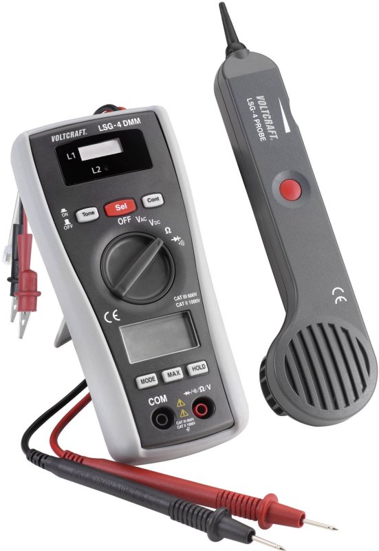 Voltcraft LSG-4 - Multimeter s detektorom vedenia 1 mV až 600 V
