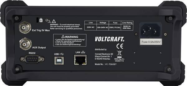Voltcraft VC-7060BT - Stolný multimeter 1000 V DC / 750 V AC