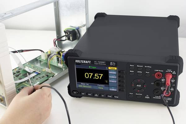 Voltcraft VC-7200BT - Stolný multimeter 1000 V DC / 750 V AC