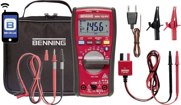 Benning MM 10-PV - Digitálny multimeter 2000 V DC / 1500 V AC