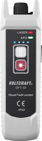 Voltcraft OFT-01 - tester optických káblov s LED indikátorom a USB nabíjacím kábalom