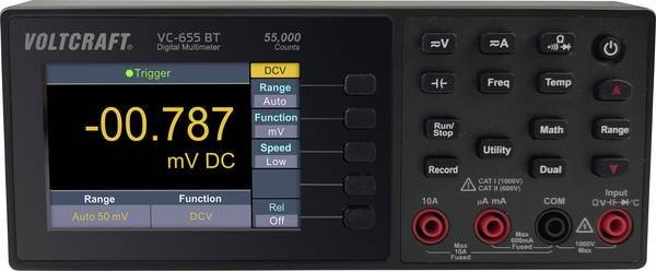Voltcraft VC-655 BT - Stolný multimeter 0–1000V DC / 0–750V AC