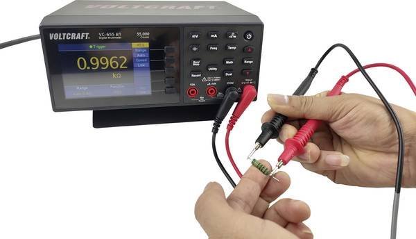 Voltcraft VC-655 BT - Stolný multimeter 0–1000V DC / 0–750V AC