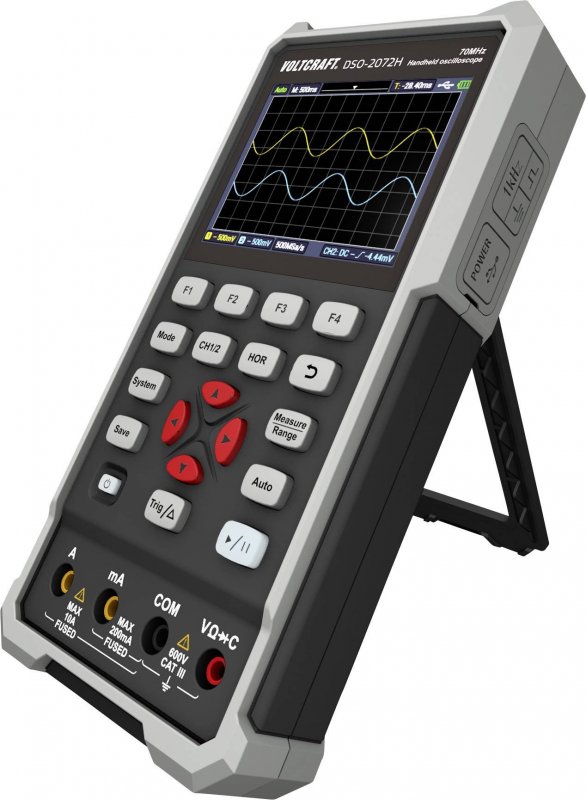 Voltcraft DSO-2072H - Prenosný osciloskop 70 MHz