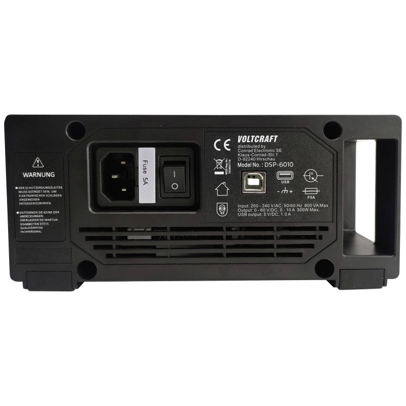 Voltcraft DSP-6010 - Laboratórny zdroj 0–60 V