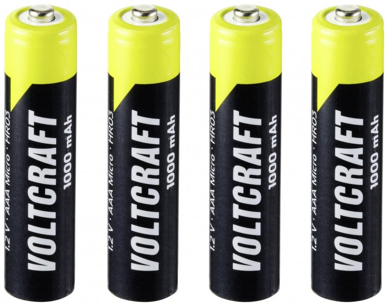 Voltcraft Endurance HR03 akumulátor AAA Ni-MH 1000 mAh 1.2 V, balení 4 ks