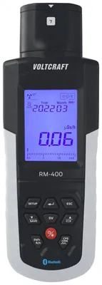 Voltcraft RM-400 - Geigerov počítač Detekcia alfa