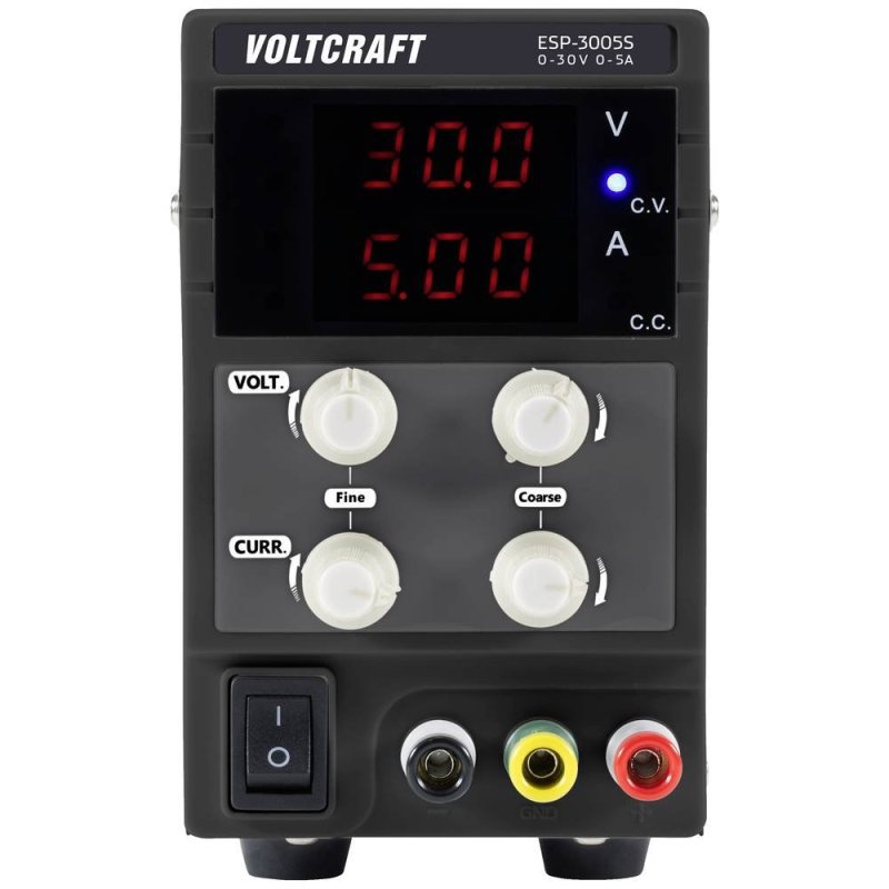 Voltcraft ESP-3005S - Laboratórny zdroj 0–30 V / 0–5 A / 150 W