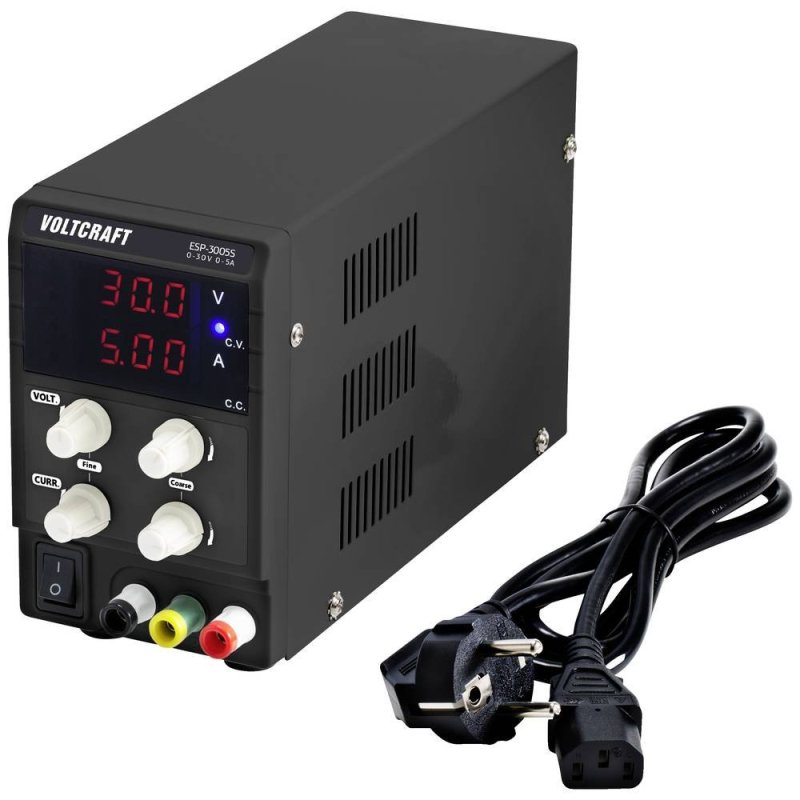 Voltcraft ESP-3005S - Laboratórny zdroj 0–30 V / 0–5 A / 150 W