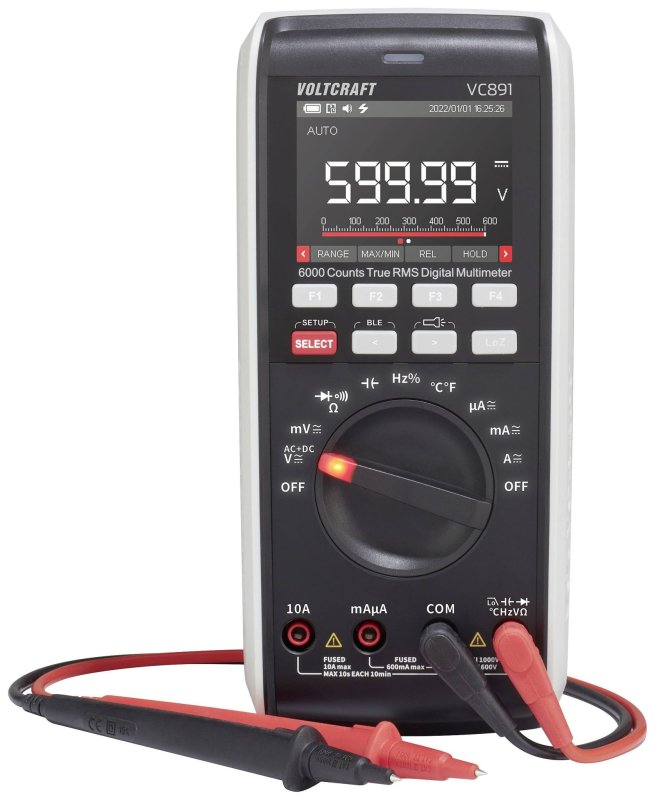 Voltcraft VC-891 - Digitální multimetr Cat III 1000 V