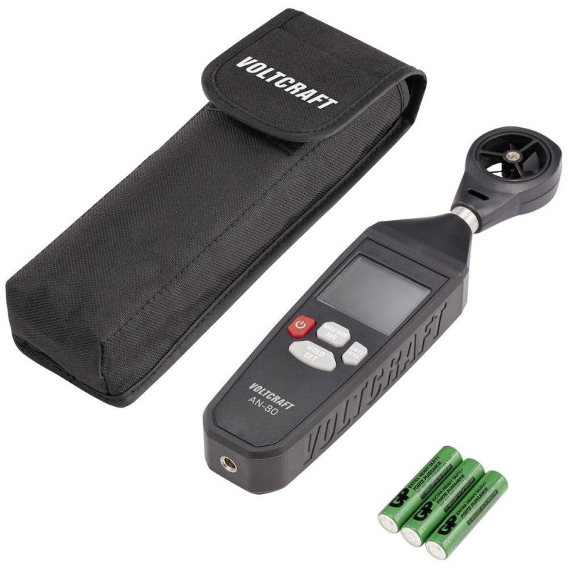 Voltcraft AN-80 - Anemometer Meranie rýchlosti vzduchu V m/s