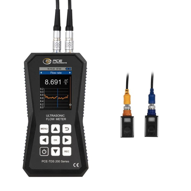 PCE Instruments PCE-TDS 200 - ultrazvukový prietokoměr ±32 m/s