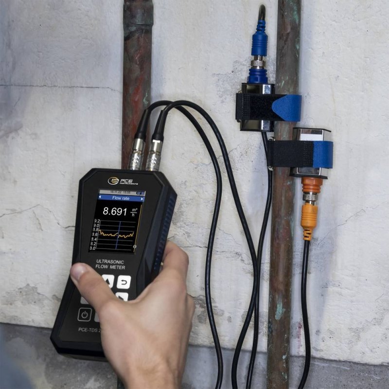 PCE Instruments PCE-TDS 200 - ultrazvukový prietokoměr ±32 m/s