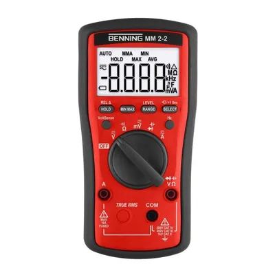 Benning MM 2-2 - Digitálny multimeter True RMS 1000 V / 10 A