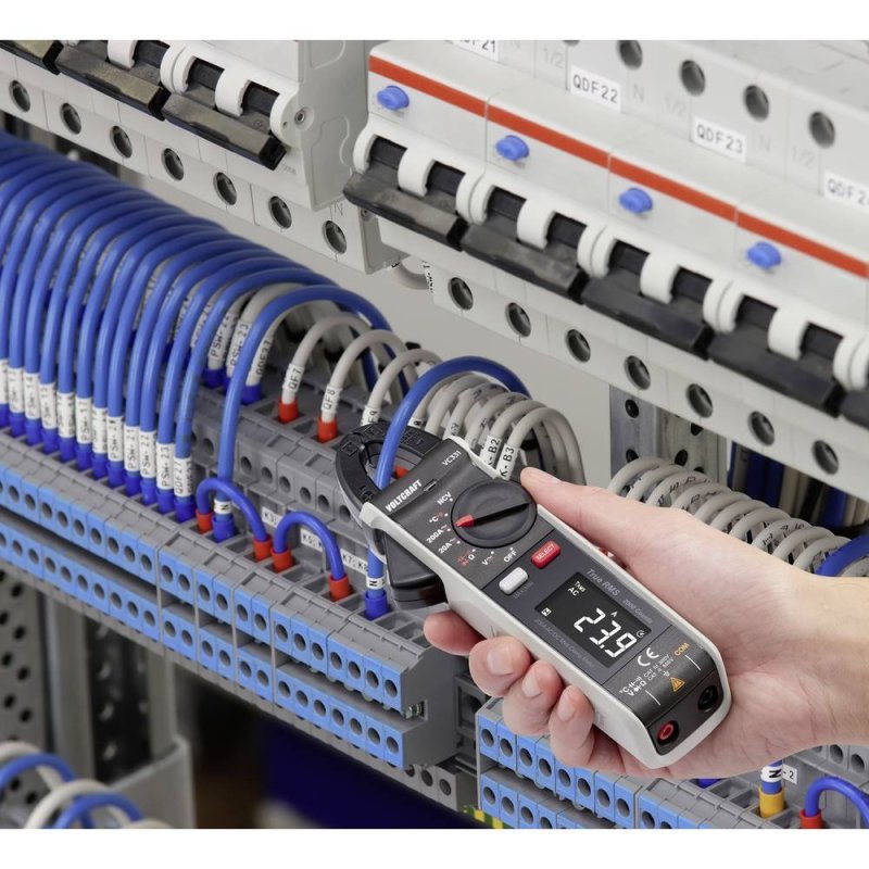 Voltcraft VC-331 - Digitálne prúdové kliešte 0–200 A AC/DC