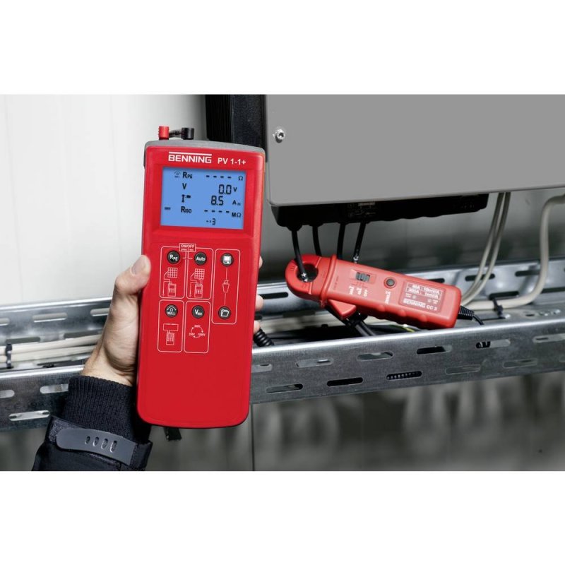 Benning PV 1-1+ - Tester fotovoltaických systémů s 5–1000 V/DC
