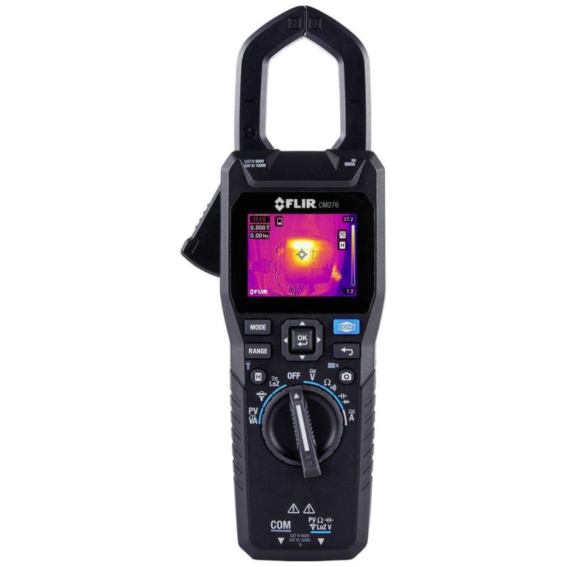 FLIR CM276 kliešťový multimeter s integriranou termokamerou pre meranie elektrických veličín a tepelného obrazu