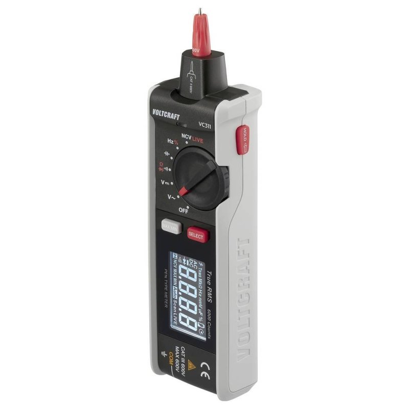 Voltcraft VC311 - Mini digitálny multimeter 0–600 V DC/AC