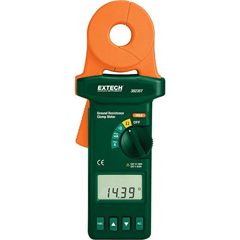Extech 382357 - Klieštový merač uzemnenia 0