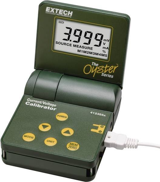 Extech 412355A kalibrátor napětí a proudu s LCD displejem a kalibrační sadou