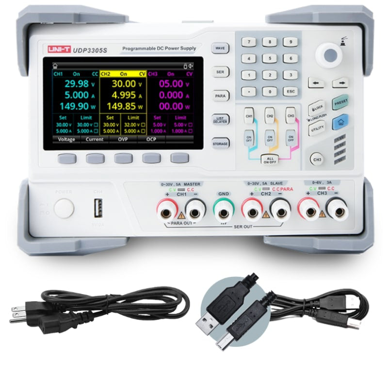 UNI-T UDP3305S - Źródło laboratoryjne 4 kanały