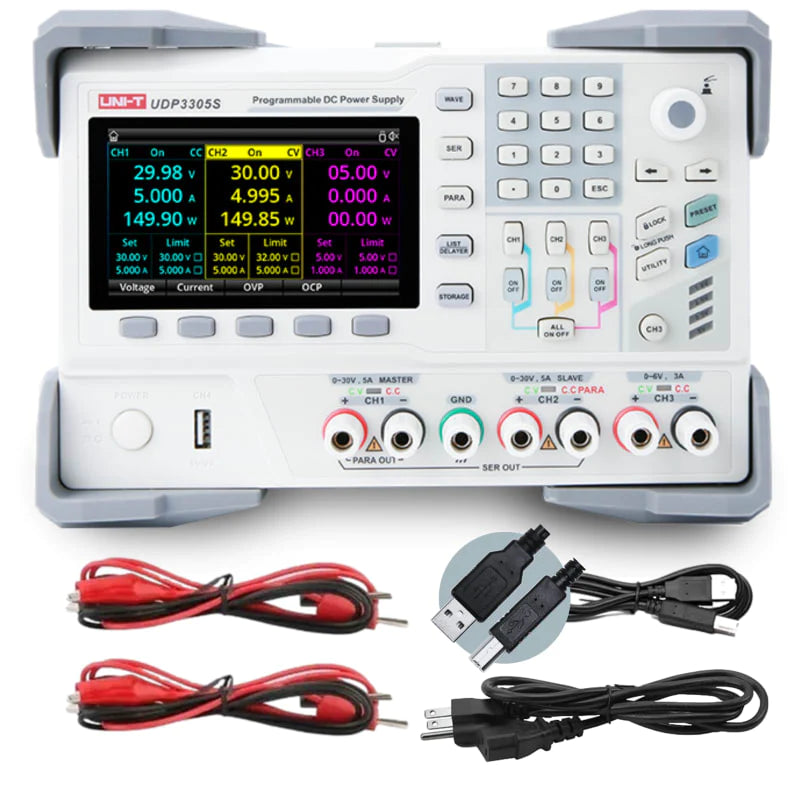 UNI-T UDP3305S-E - Źródło laboratoryjne 4 kanały