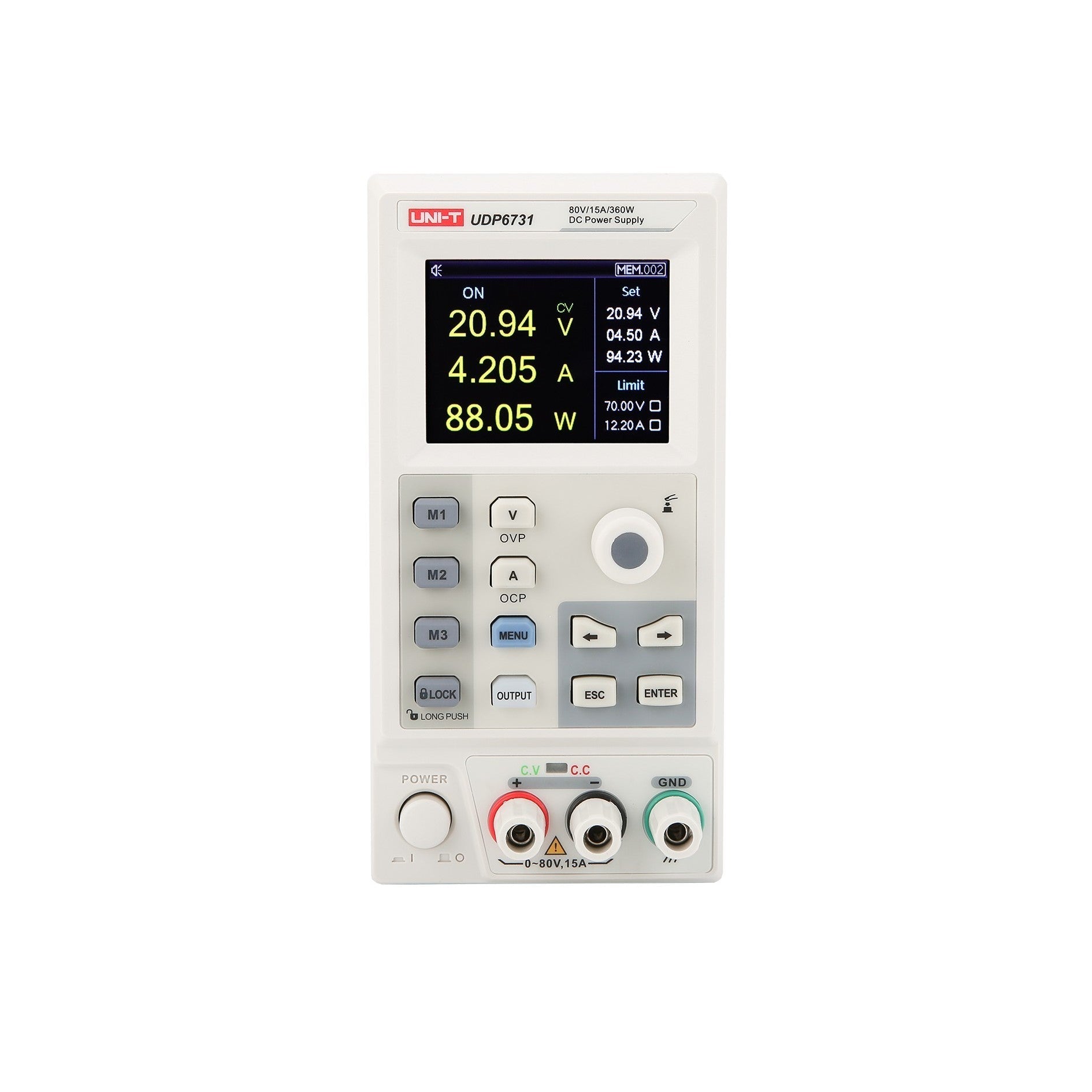 UNI-T UDP6731 - Laboratorní zdroj 0–80 V / 0–15 A