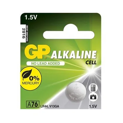 GP LR44 (A76) - Alkalická gombíková batéria 1