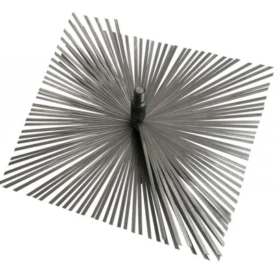 Wöhler tlmová kefa, plochý drôt, závit M12, 200x200 mm