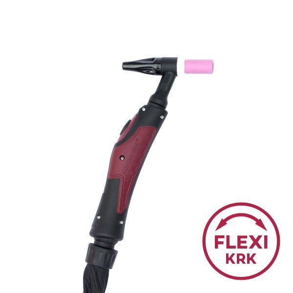 Kühtreiber KTB 9 FX TIG zvárací horák chladený vzduchom, dĺžka 8 m, s guľovým kĺbom a flexibilným krkom