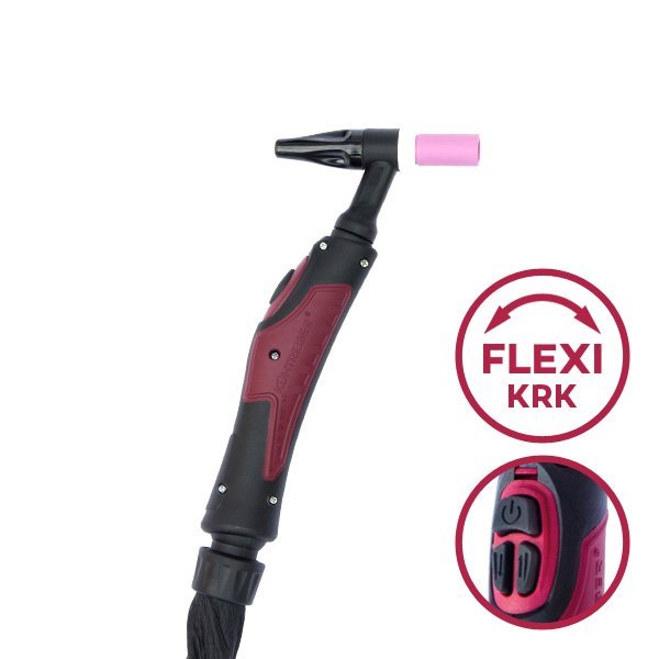Kühtreiber KTB 9 FX TIG zvárací horák s Up-Down ovládaním, dĺžka kábla 4 m, chladený vzduchom