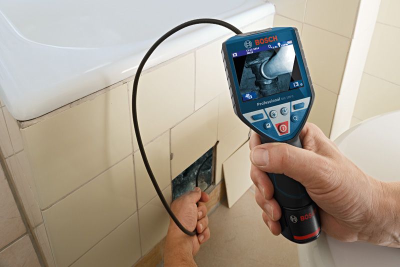 Bosch GIC 120C Professional + L-Boxx - Akumulator kabel 120 cm