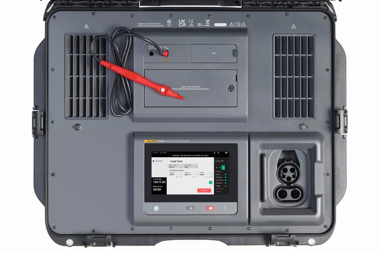 Fluke FEV500-CCS2/FPC - Analyzátor DC EVSE s Premium Care - CCS2 / 1000 V DC