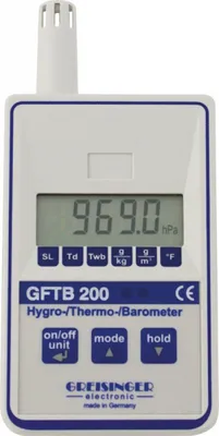 Greisinger GFTB 200 - Teploměr/vlhkoměr/tlakoměr -25 až +70 °C