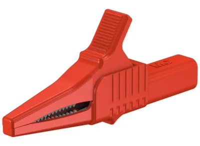 Stäubli XKK-1001 - Bezpečnostná krokodílka červená 1000 V KAT II
