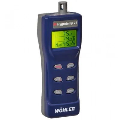 Wöhler IR Hygrotemp 24 - Infračervený teplomer s vlhkomerom -40 až 500 °C