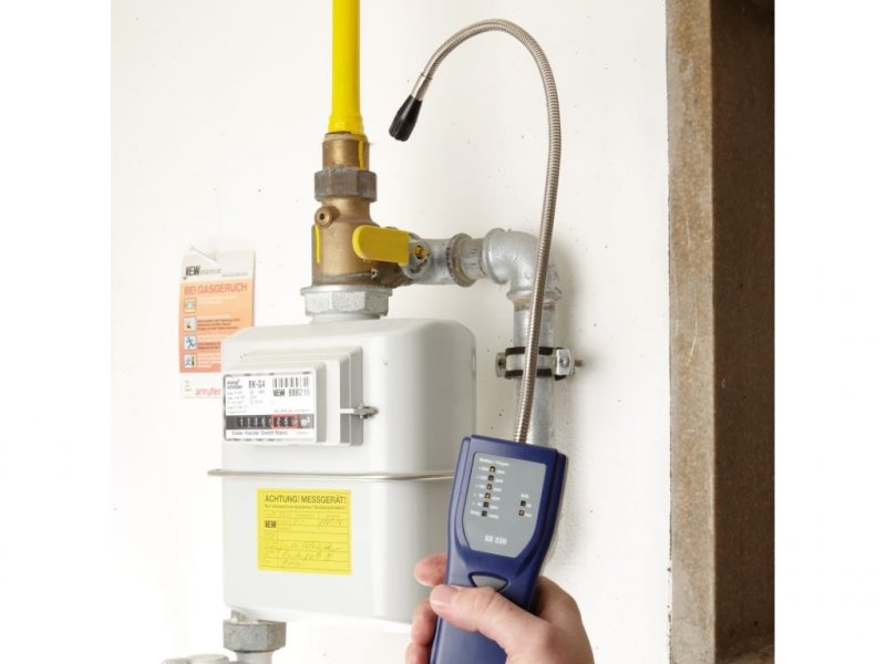 Wöhler GS 220 - Detektor plynu 40–640 ppm (metán