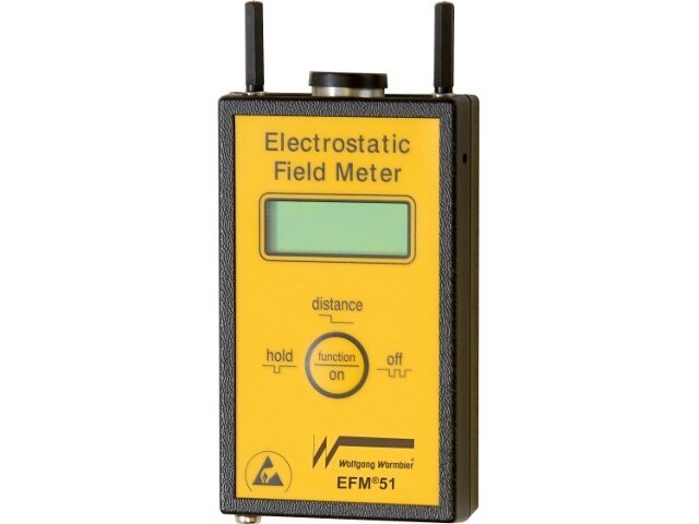 Warmbier EFM 51 - meradlo elektrostatického poľa 0 V - ± 160 kV / 0 ± 800 kV/m