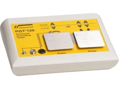 Warmbier PGT 120 - ESD tester náramkov Súbežné testovanie náramku a oboch topánok