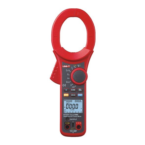 UNI-T UT221 kliešťový multimeter do 2000A s veľkými meracími kliešťami priemeru 63mm
