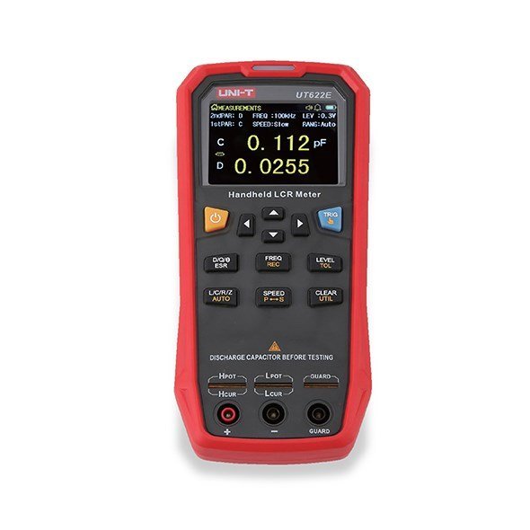 UNI-T UT622E - ručný RLC merac s TFT LCD displejom 2,8 palca, meracie prístroje pre indukčnosť, kapacitu a odpor