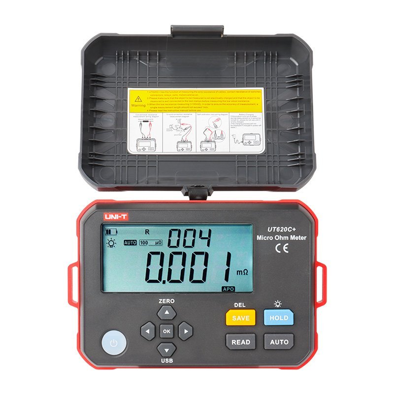 UNI-T UT620C+ - Tester nízkého odporu