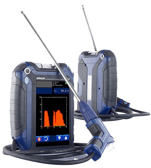 Wöhler A 550 (CO 4 000 ppm + 100 000 ppm) - Analyzátor spalín CO 0–4000 ppm + 0–100000 ppm