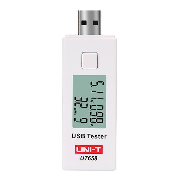 UNI-T UT658 USB tester s LCD displejom na meranie napätia a prúdu