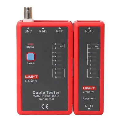 UNI-T UT681C (RJ45, RJ11, BNC) - Tester kabelu
