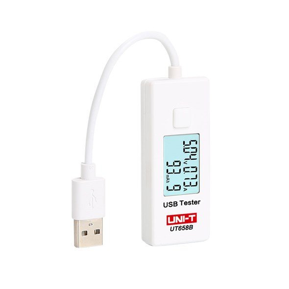 UNI-T UT658B USB tester s LCD displejom na meranie napätia a prúdu