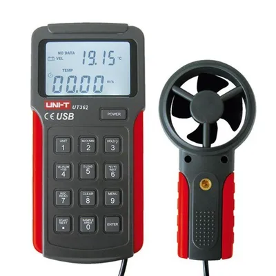 UNI-T UT362 USB - Anemometer 0–30 m/s